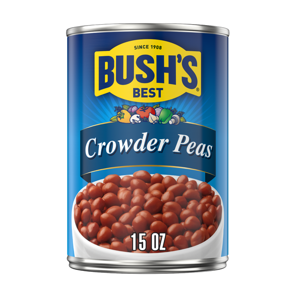 Canned Meals & Beans Bush's Best Crowder Peas hero