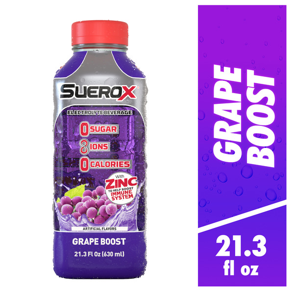 Energy & Sports Drinks SueroX Grape Electrolyte Drink: Zero Sugar, Maximum Hydration hero