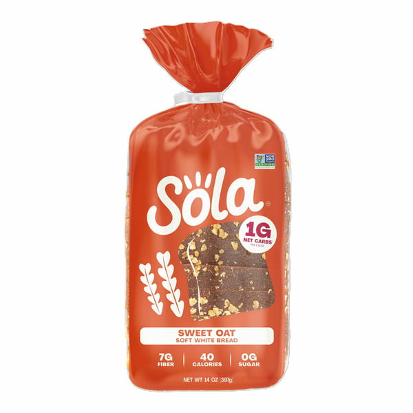 Bread SOLA Sweet Oat Soft White Bread, Non-GMO, No Added Sugar hero