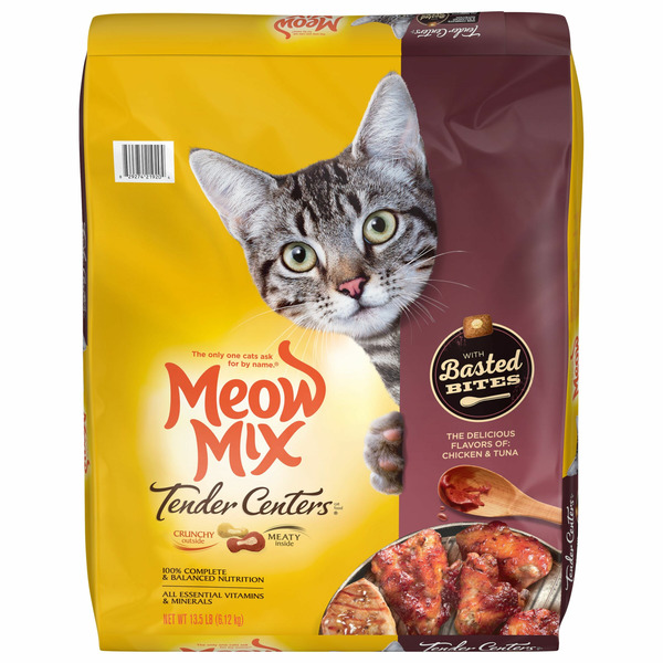 Canned Meat & Seafood Meow Mix Wet Cat Food, Chicken, Tuna hero