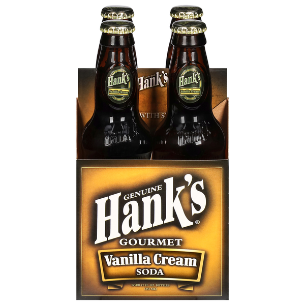 Soft Drinks Hank's Soda, Vanilla Cream, Gourmet hero