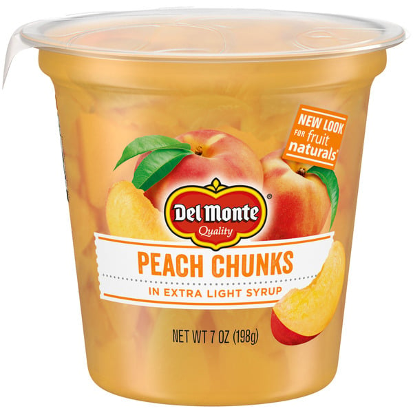 Canned Fruit & Applesauce Del Monte Peach Chunks hero