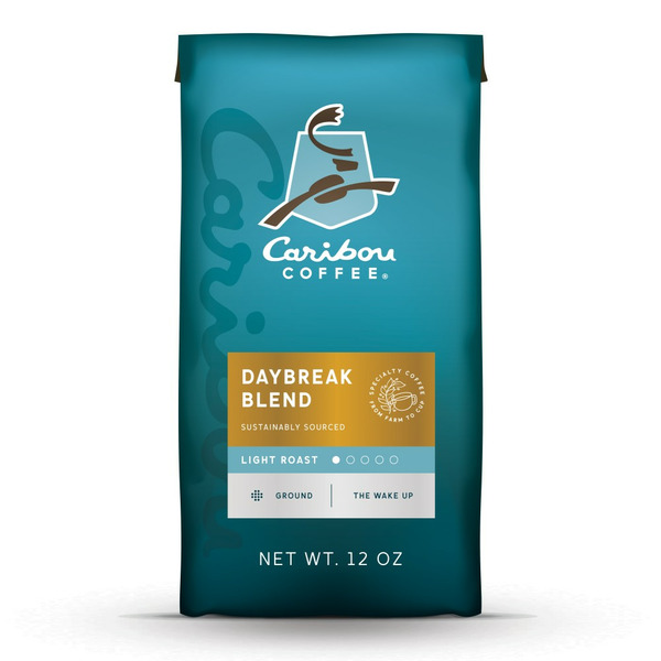 Coffee Caribou Coffee Daybreak Morning Blend, Light Roast Ground Coffee, Bag hero