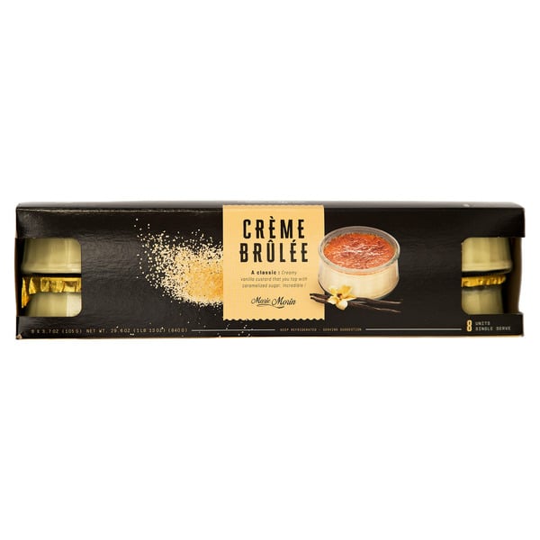 Chilled Desserts Marie Morin Creme Brulee 8 X 3.7 oz hero