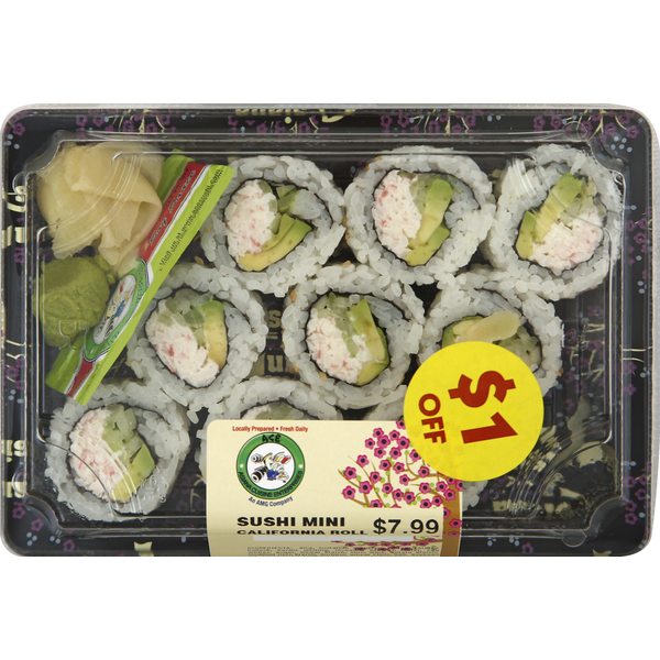 Buns & Rolls ACE Sushi Sushi, California Roll, Mini hero