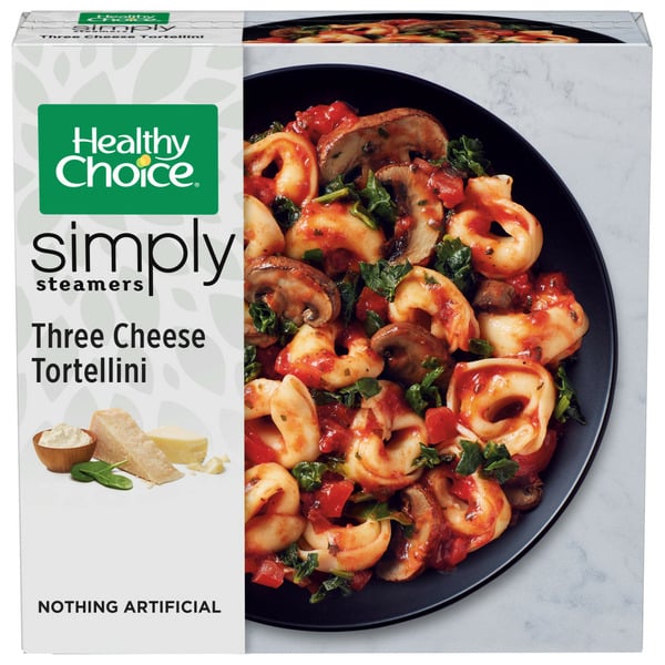 Frozen Meals Healthy Choice Simply Steamers Three Cheese Tortellini hero