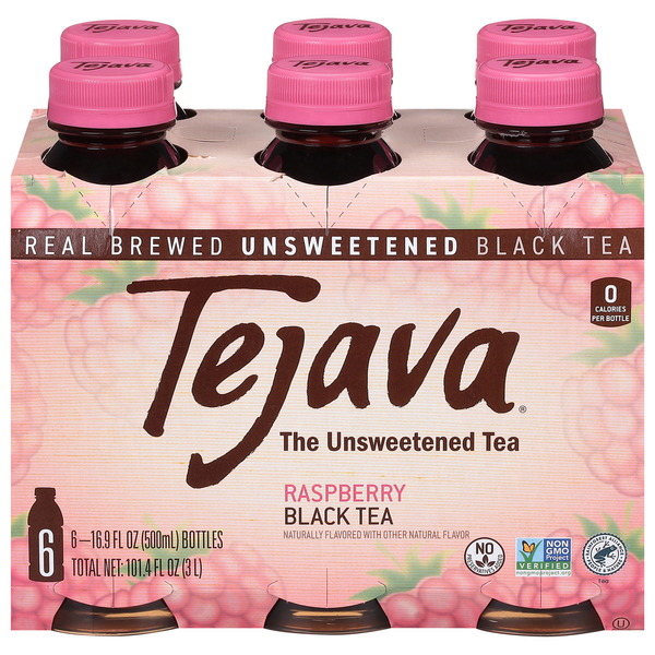 Tea Tejava Black Tea, Raspberry hero