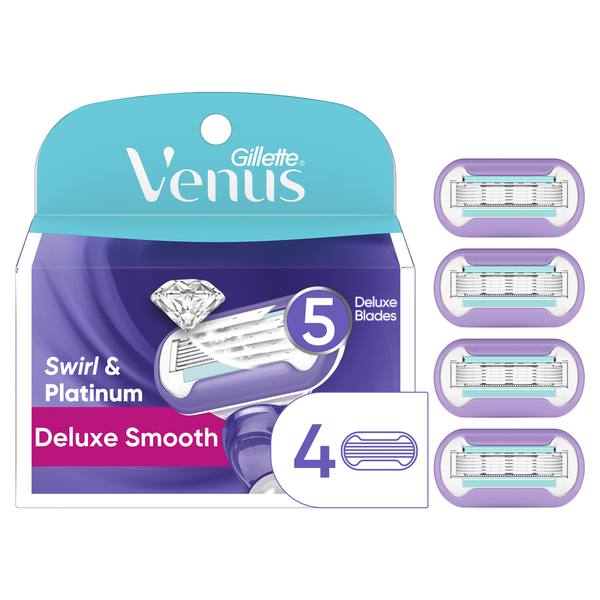 Shave Needs Gillette Venus Deluxe Smooth Swirl Women's Razor Blade Refills hero