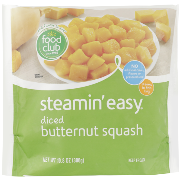 Frozen Produce Food Club Steamin' Easy, Diced Butternut Squash hero