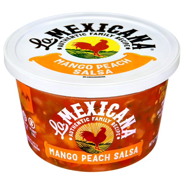 Dips & Salsa La Mexicana Salsa, Mango Peach, Mild hero