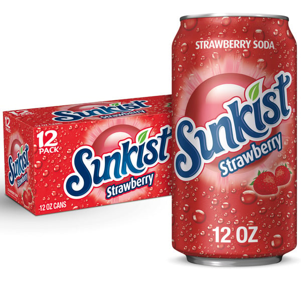 Soft Drinks Sunkist Strawberry Soda hero