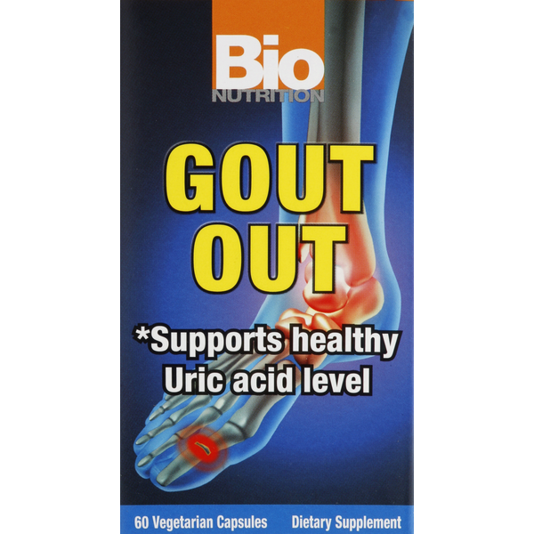 Vitamins & Supplements Bio Nutrition Gout Out, Vegetarian Capsules hero