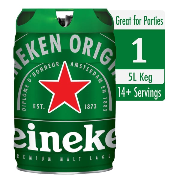 Beers & Coolers Heineken Original Lager Beer hero