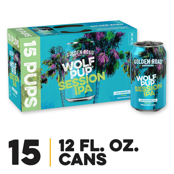 Beers & Coolers Golden Road Brewing Wolf Pup Session IPA Craft Beer hero