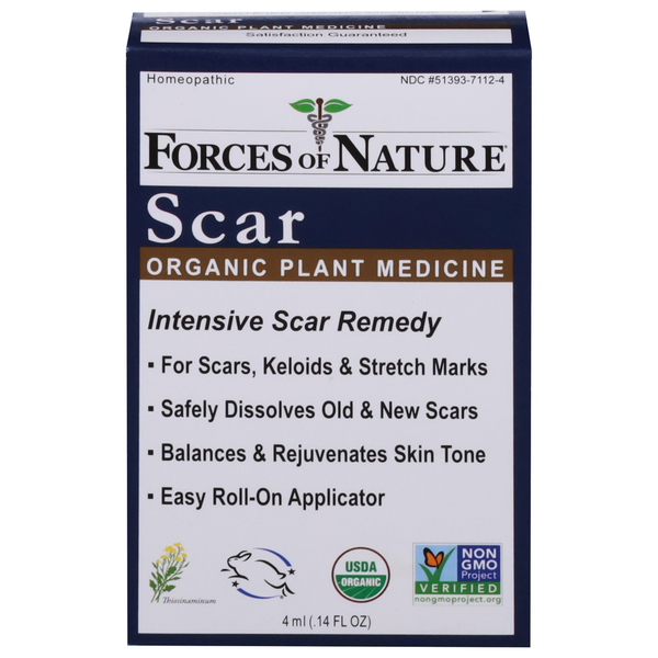 Vitamins & Supplements Forces of Nature Scar, Organic Plant Medicine hero