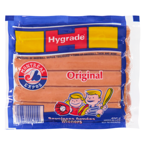 Hot Dogs, Bacon & Sausage Hygrade Original Wieners hero