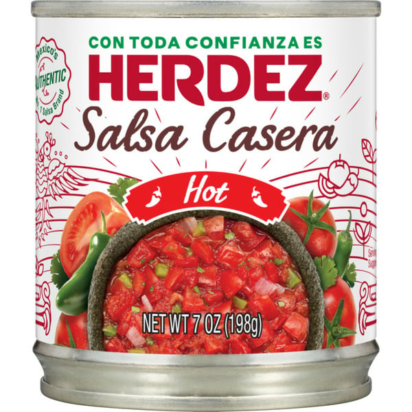 Preserved Dips & Spreads Herdez Salsa Casera Hot hero