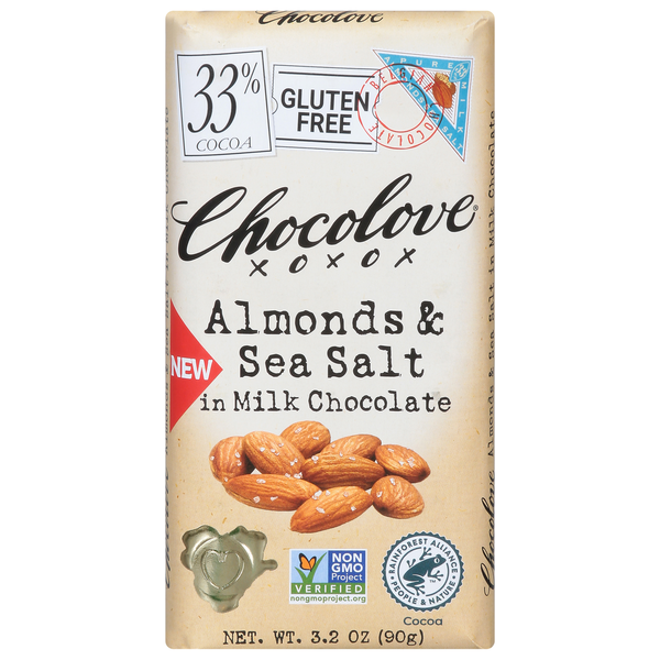 Candy & Chocolate Chocolove Almonds & Sea Salt, in Milk Chocolate hero