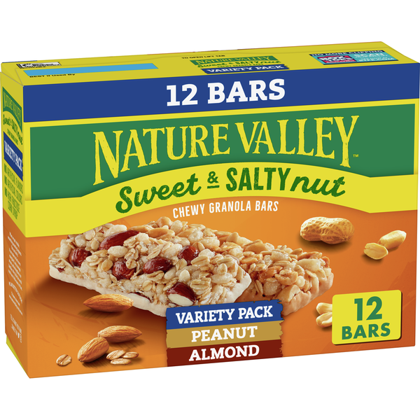 Energy & Granola Bars Nature Valley Variety Pack Sweet and Salty Nut Chewy Granola Bars hero