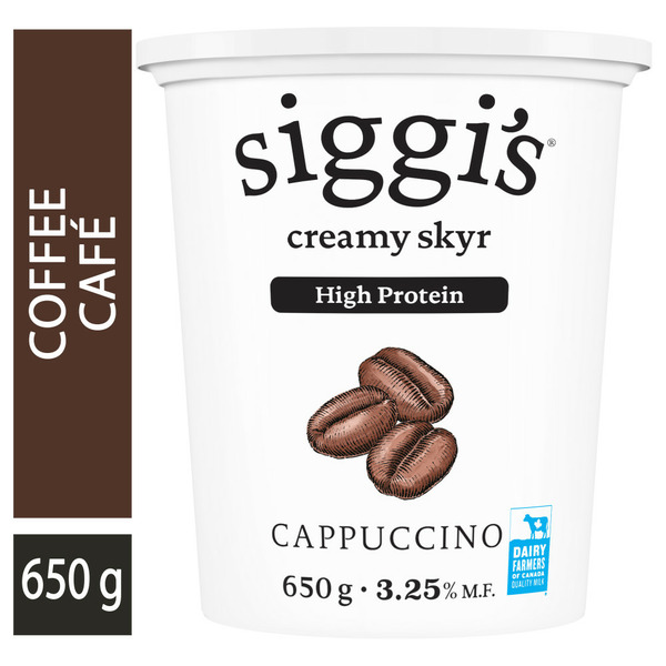 Yogurt Siggi's Creamy Skyr Yogurt Coffee 3.25%, High Protein hero