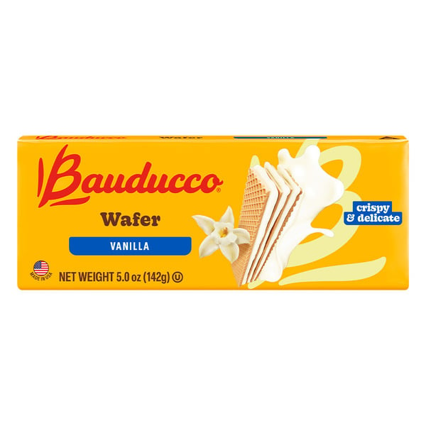 Cookies & Cakes Bauducco Wafer, Vanilla hero