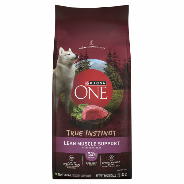 Dog Food & Care Purina ONE True Instinct Lean Muscle Support With Real Beef Adult Dog Food hero