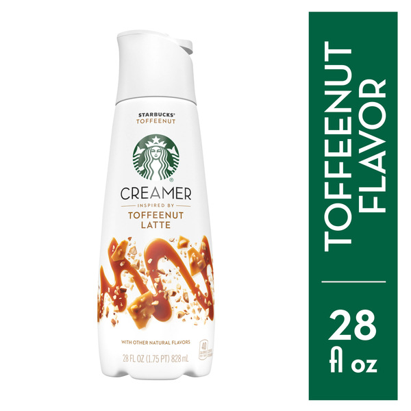 Cream Starbucks Toffeenut Flavored Liquid Coffee Creamer hero