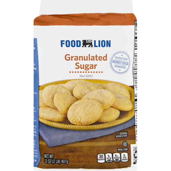 Sugars & Sugar Substitutes Food Lion Sugar, Granulated hero