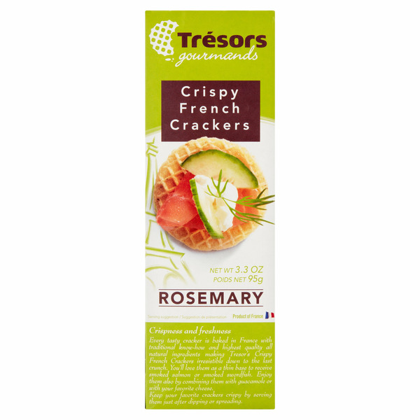 Crackers Trésors Gourmands Rosemary Crackers hero