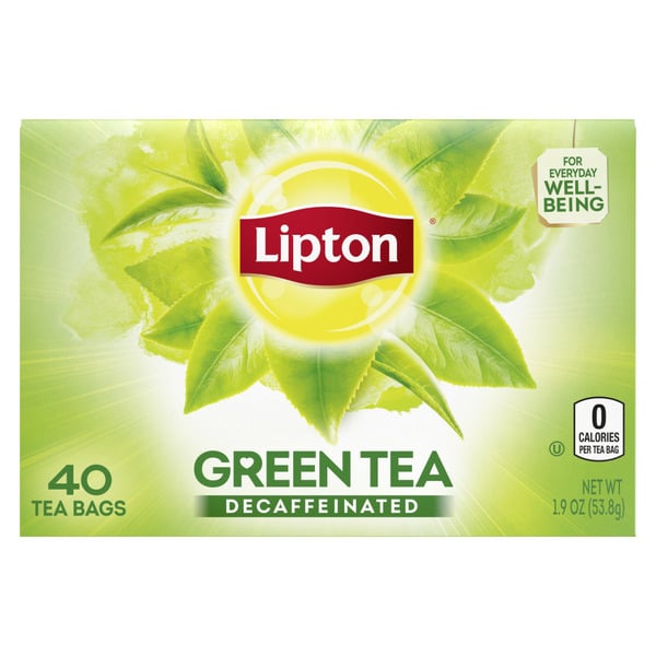 Tea Lipton Tea Bags Green Tea hero