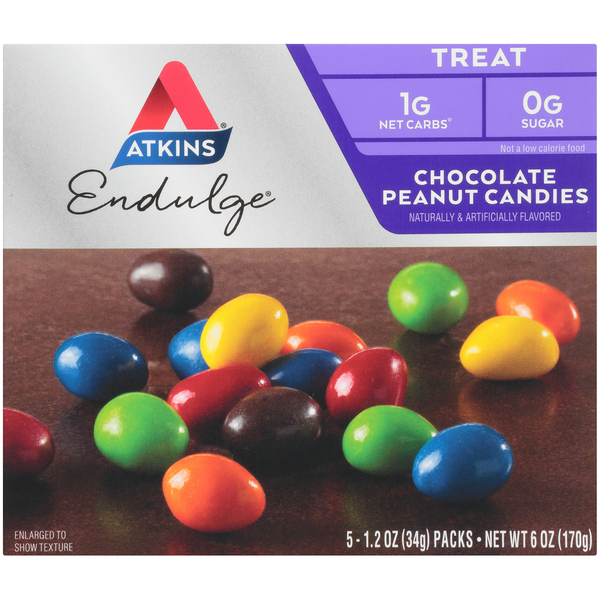 Candy & Chocolate Atkins Treat Chocolate Peanut Candies hero