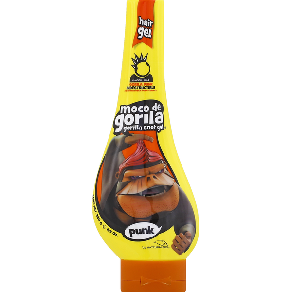 Hair Care Moco de Gorila Hair Gel, Indestructible Punk Gorilla hero