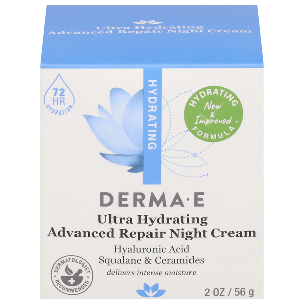 Facial Care DERMA E Night Cream, Advanced Repair, Ultra Hydrating hero