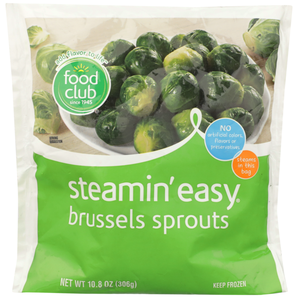 Frozen Produce Food Club Steamin' Easy, Brussels Sprouts hero