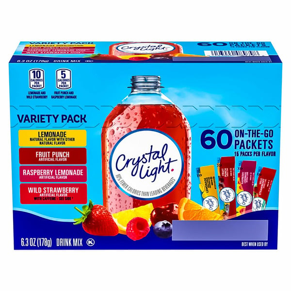 Juice Crystal Light On The Go 60 Ct Variety Pack hero