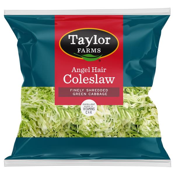 Prepared Soups & Salads Taylor Farms Angel Hair Coleslaw hero