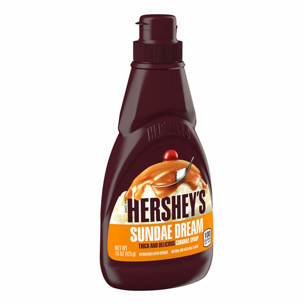 Ice Cream Toppings Hershey's Caramel Syrup hero