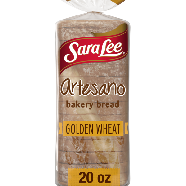 Packaged Bread Sara Lee Artesano, Golden Wheat Pre-sliced Bread hero