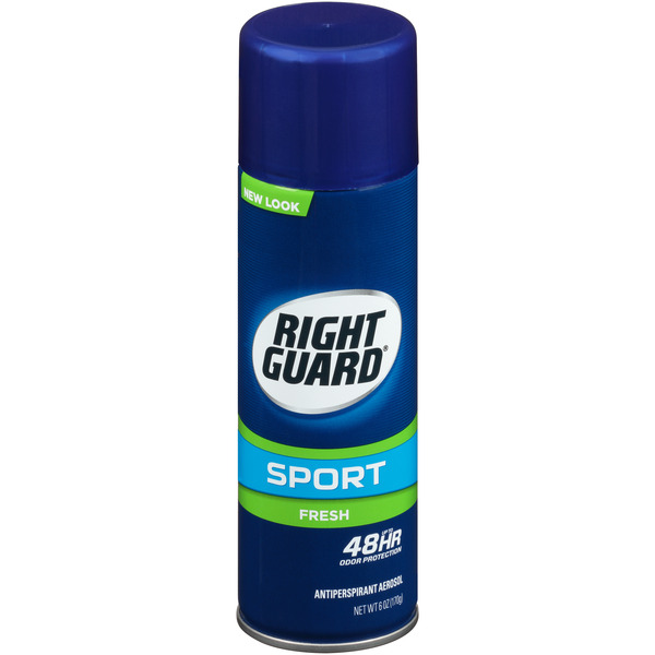 Deodorants Right Guard Sport Antiperspirant
Deodorant Aerosol, Fresh hero