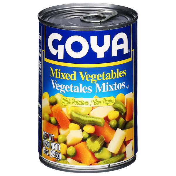 Canned/Jarred Vegetables Goya Mixed Vegetables, with Potatoes hero