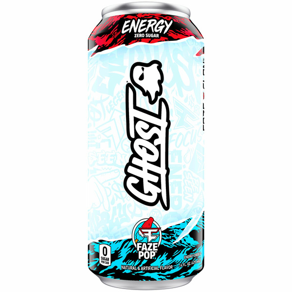 GHOST Faze Pop Energy Drink hero