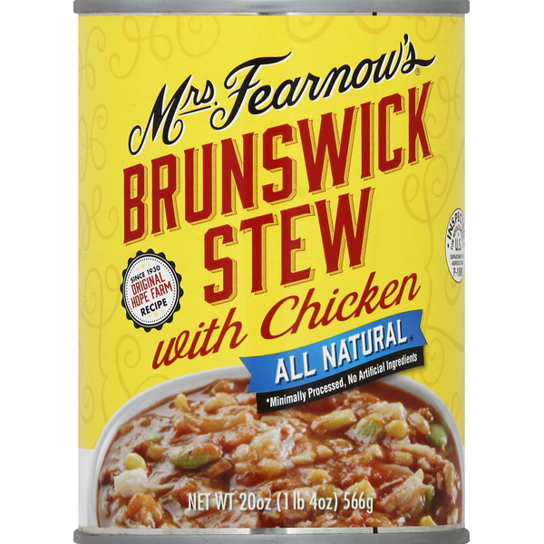 Canned Meat & Seafood Mrs. Fearnow's Brunswick Stew, with Chicken hero