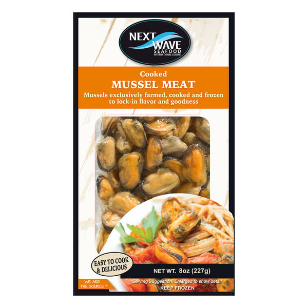 Prepared Meals Next Wave Seafood Mussel Meat, cooked & frozen hero