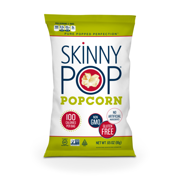 Ice Cream & Ice SkinnyPop 100 Calorie Original Popcorn hero