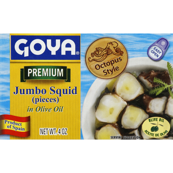 Latino Foods Goya Premium Olive Oil Jumbo Squid hero