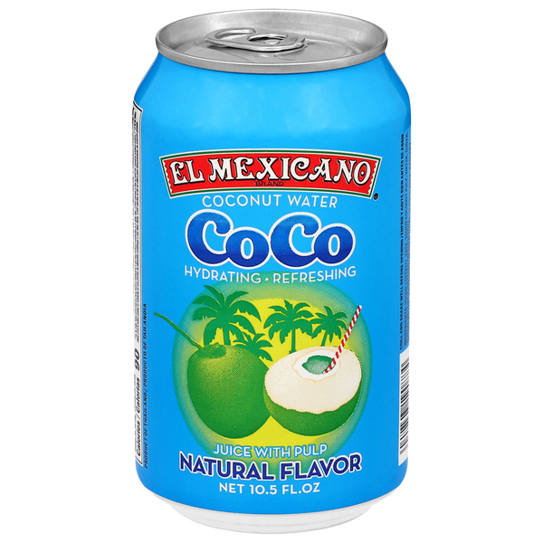 Juice & Nectars El Mexicano Coconut Water, Natural Flavor, Coco hero