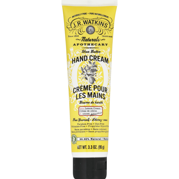 Body Lotions & Soap J.R. Watkins Hand Cream, Shea Butter, Lemon Cream hero