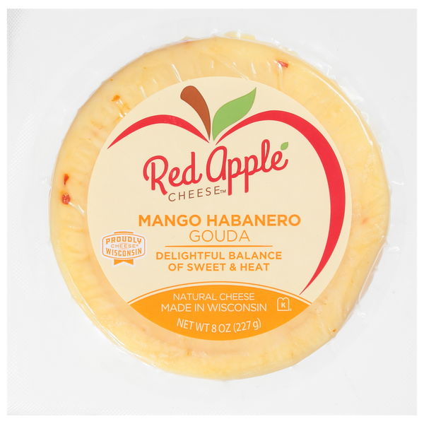 Packaged Cheese Red Apple Cheese Cheese, Mango Habanero Gouda hero