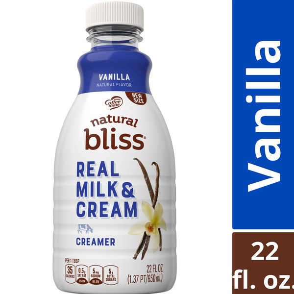 Cream Coffee mate Natural Bliss Vanilla Coffee Creamer hero