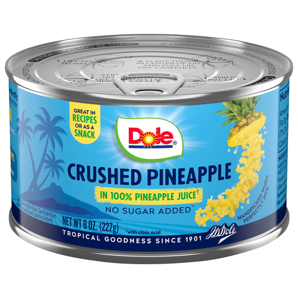 Canned Fruit & Applesauce Dole Pineapple, Crushed hero